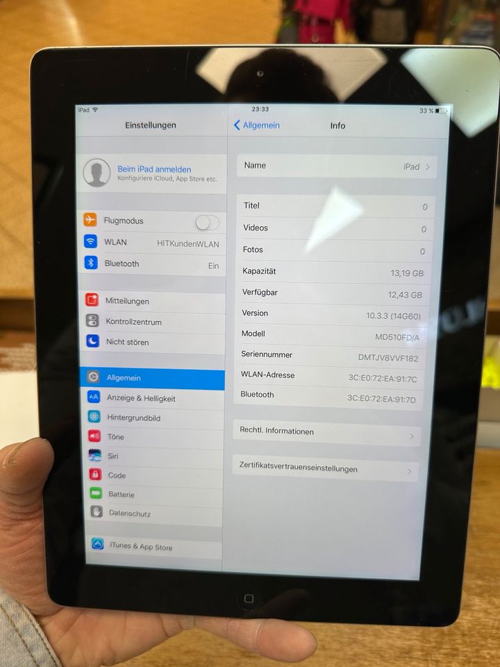 Apple iPad Gen. 4 mit 16Gb in Troisdorf