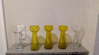 5 schöne Glas-Vasen * in gelb und transparent * Blumenvasen für H Hamburg-Nord - Hamburg Eppendorf Vorschau