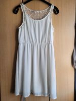 Kleid Sommerkleid weiß Spitze XS 34 C&A kurz Sachsen-Anhalt - Halle Vorschau