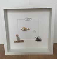 Steinbild „Ich brauche Meer“ Strandläufer Bild Unikat Kreis Ostholstein - Timmendorfer Strand  Vorschau