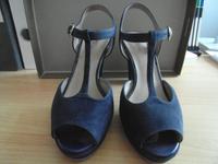 Tamaris Sandalette Velourleder blau Gr. 37 Bayern - Pfarrweisach Vorschau