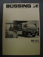 Büssing Original Prospekt BS 15 L von 1969 Niedersachsen - Braunschweig Vorschau