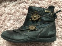 Bama Mädchen Schuhe Stiefel Leder Gr.25 dunkelblau Thüringen - Gotha Vorschau