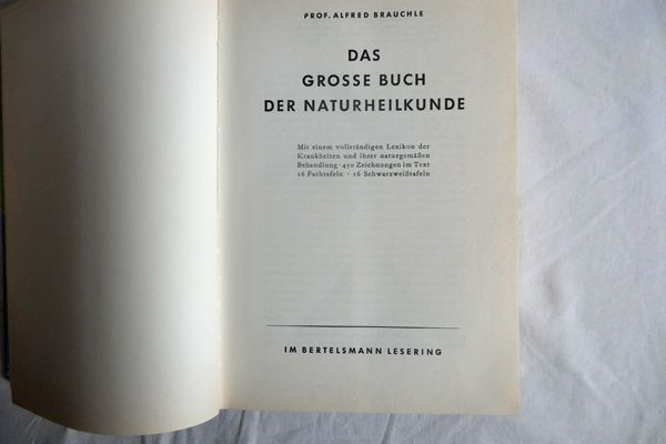 Prof. Alfred Brauchle: Das große Buch der Naturheilkunde in Berlin