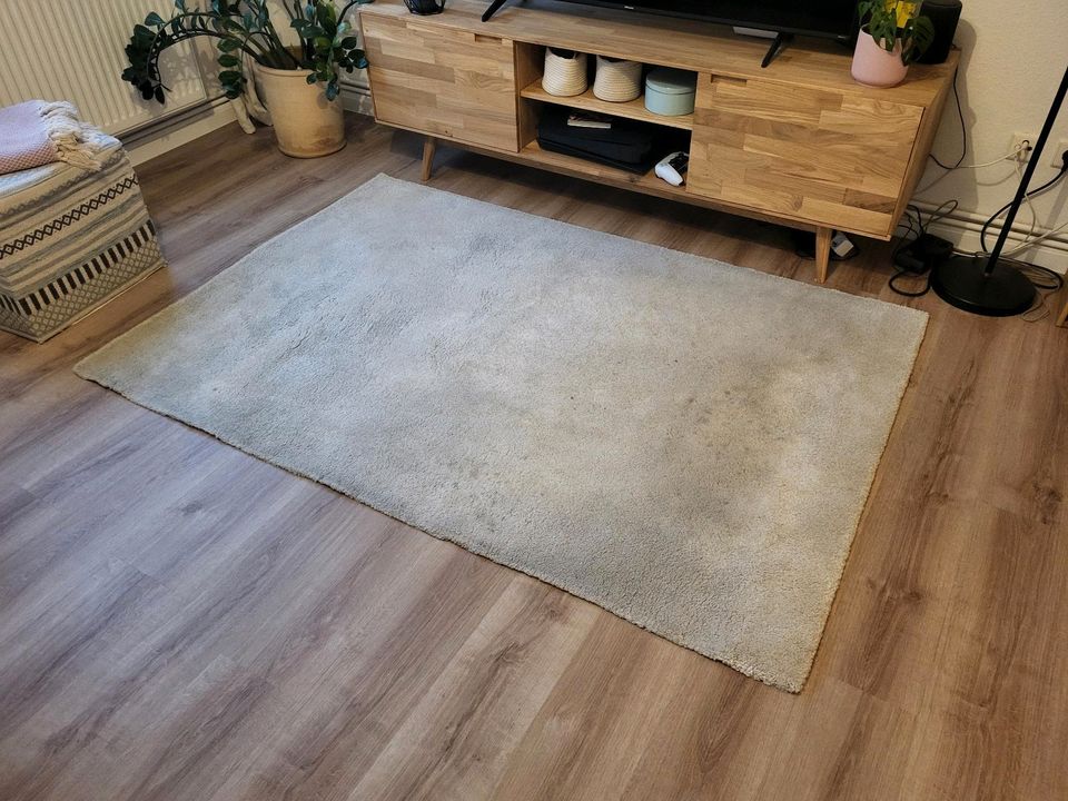 Teppich Kurzflor IKEA Stoense elfenbeinweiß, 133×195cm in Hannover