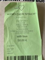 Kind der Stadt Hannover Gutschein Wert 50€ Niedersachsen - Isernhagen Vorschau