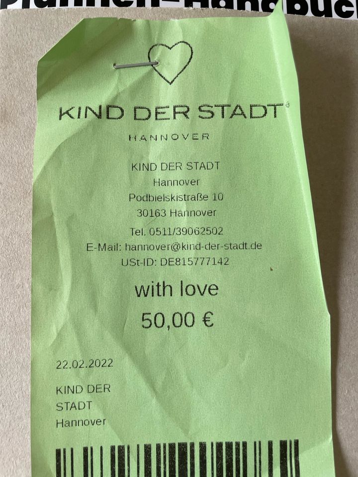 Kind der Stadt Hannover Gutschein Wert 50€ in Isernhagen