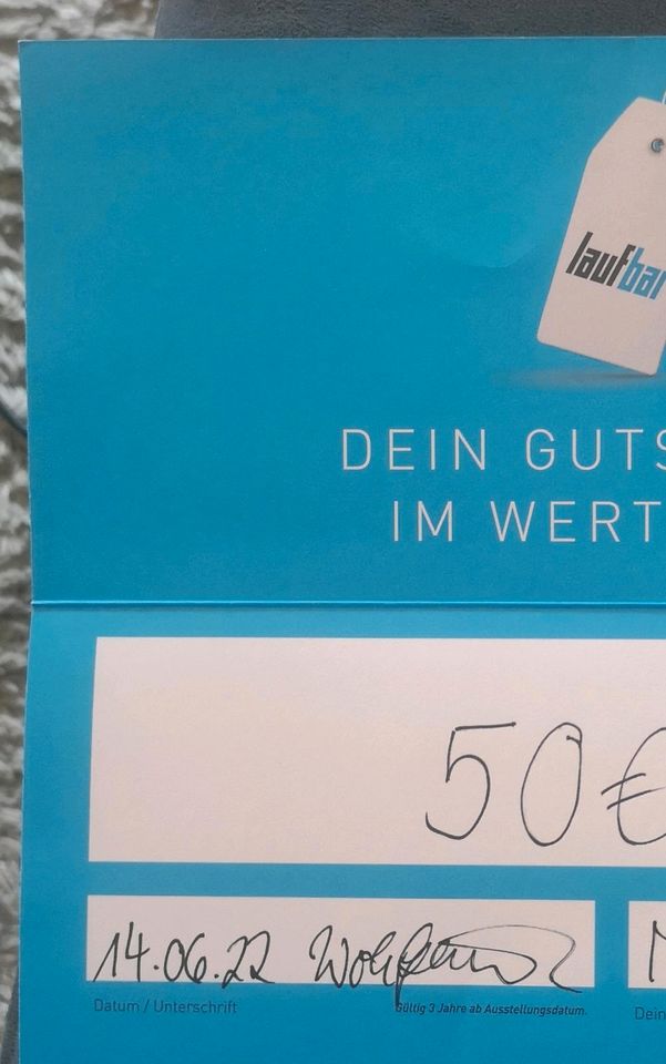 Gutschein Laufbar München 50 Euro in München