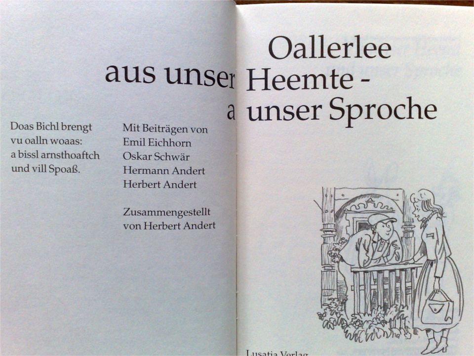 Oallerlee aus unser Heemte - a unser Sproche, 2002 in Geyer