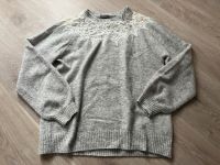 C&A Yessica grauer Strickpullover Pullover mit Spitze Gr. S Rheinland-Pfalz - Schweich Vorschau