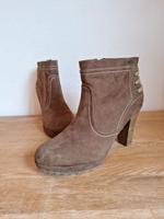 S.Oliver Stiefeletten Braun Veloursstoff Größe 42 Nordrhein-Westfalen - Mechernich Vorschau