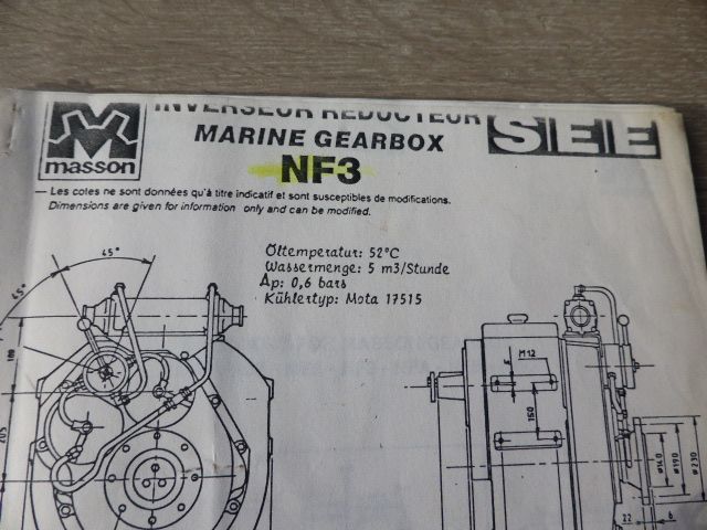 Schiffs-Wendegetriebe Renk Marine Gearbox NF3 in Langwedel