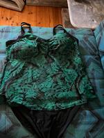Ulla Popken Tankini grün/schwarz Bayern - Vilsbiburg Vorschau