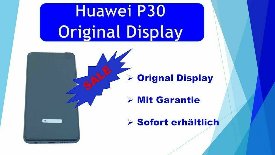 ORIGNAL HUAWEI P30 LCD DISPLAY TOUCH SCREEN MIT AKKU in Hamburg