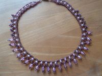 Kette Swarovski Steine rosa pink Perlen Halskette 41 cm Düsseldorf - Friedrichstadt Vorschau