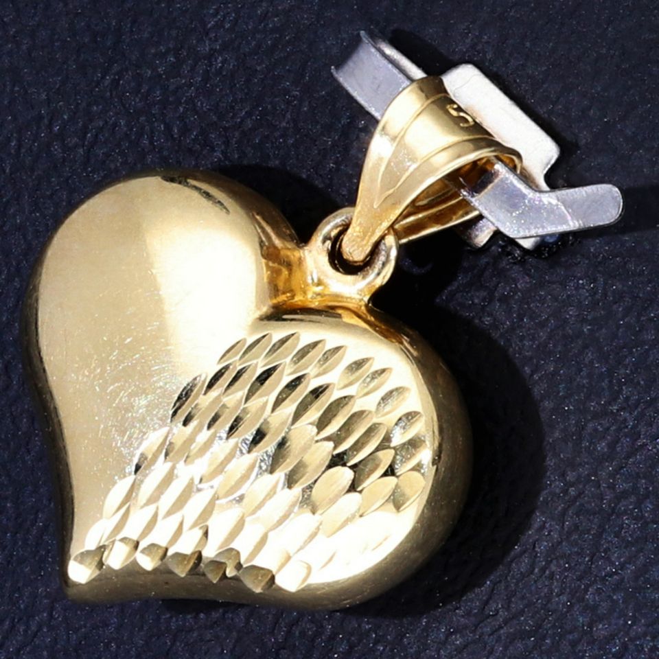 Herz Goldanhänger 585 14K ECHT GOLD Liebe Love Anänger Geschenk Idee NEU Massiv Goldschmuck Schmuck Viele Angebote im Shop sensburg-aurum in Berlin