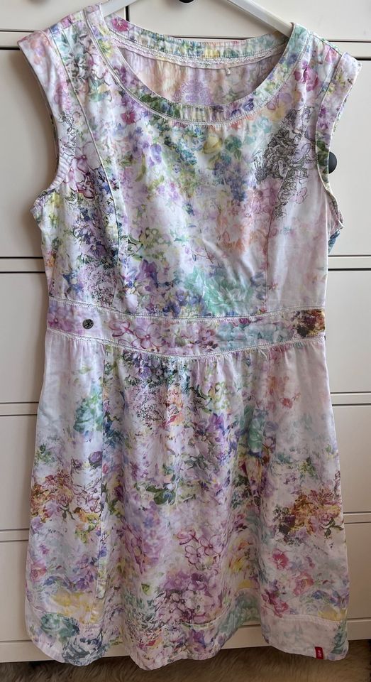 EDC by Esprit Gr.40 Kleid Sommerkleid Etuikleid Blumenkleid bunt in Viersen
