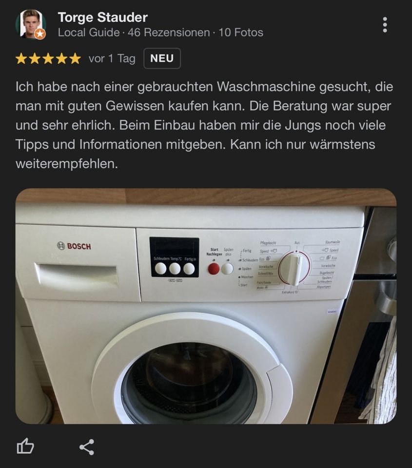 Toplader Waschmaschine Bosch 7KG 1 Jahr Garantie/Lieferung in Hamburg