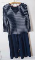 Damen Jerseykleid Gina S 36, blau mit weißen Sreifen Niedersachsen - Westoverledingen Vorschau