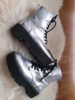 Boots silber metallic Gr. 37 Blogger Sachsen-Anhalt - Kabelsketal Vorschau