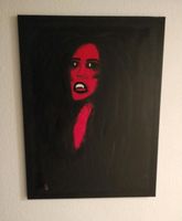 Leinwandbild Gemälde Einzelstück "Blutdurst" Vampir 80x60 cm Saarland - Saarlouis Vorschau