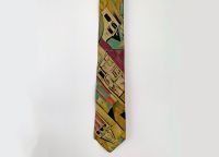 Seiden-Krawatte mit abstraktem Muster von Setosa Saarland - Ottweiler Vorschau
