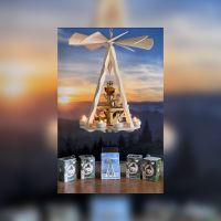 Deckenpyramide Eulen Kuhnert Seiffen Erzgebirge Weihnachten Sachsen - Zwickau Vorschau