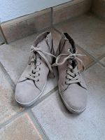 Leder Sneakers hoch beige TAMARIS Gr 40 Baden-Württemberg - Kirchentellinsfurt Vorschau