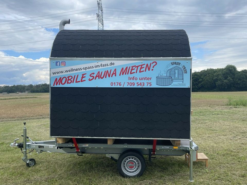 ‼️ Mobile Fasssauna/Badefass zum Mieten Raum Bruchsal/Karlsruhe in Hambrücken