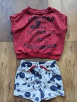 Disney Mickey Mouse Set T-Shirt Shorts Größe 80 Rheinland-Pfalz - Nieder-Olm Vorschau