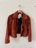 Mango M Lederjacke Wildleder rot braun rostrot Dresden - Blasewitz Vorschau