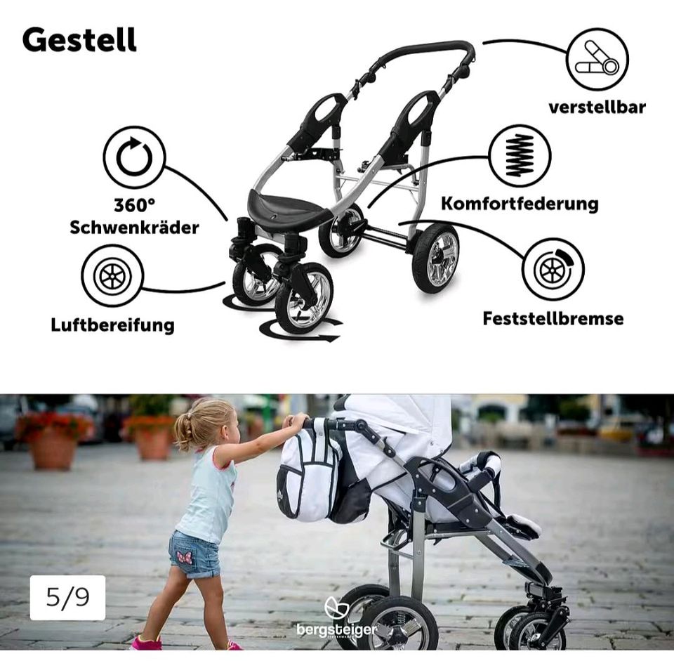 Bergsteiger Kombikinderwagen Capri in Neuss