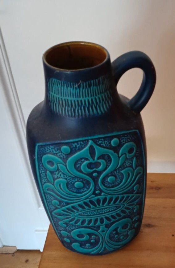 Bay Keramik 97-40 XL (Höhe 40 cm.) Relief Vase, Bodo Mans Design in Rheda-Wiedenbrück