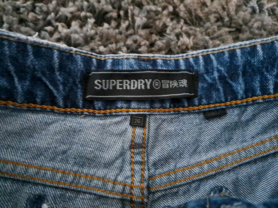 Superdry Short Jeans Gr. 26 Damen in Bad Kötzting