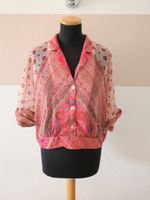 Rot rosa Paisley Knopfreihe Bluse von Zara, Gr. L Bayern - Geisenhausen Vorschau