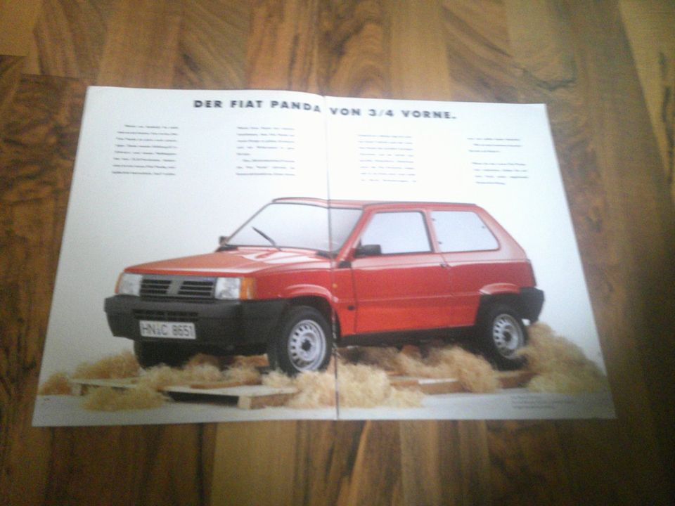 Fiat Panda Prospekt von 9/1991 sehr selten + neuwertig!! in Göttingen