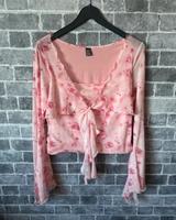 SHEIN Chiffon-Bluse in Rosa mit Blumenmuster - Gr. L - Neu Berlin - Lichtenberg Vorschau