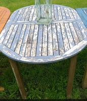 Gartentisch zu verschenken 1,50 × 0,90 Meter Nordrhein-Westfalen - Dormagen Vorschau