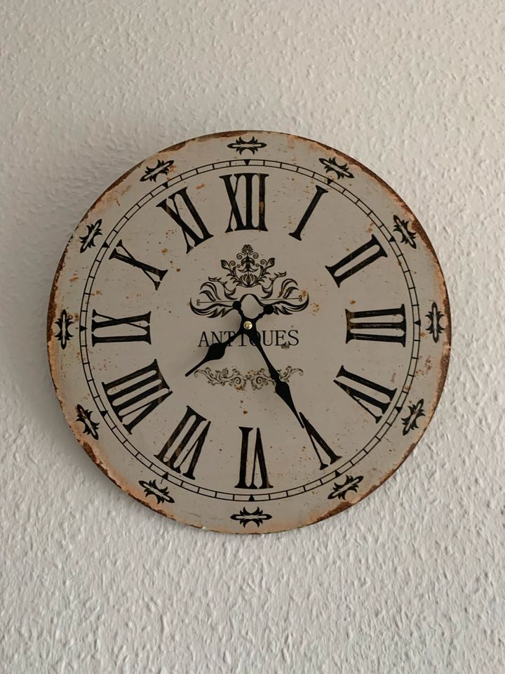 Clayre & Eef Wanduhr Küchen Wohnzimmer Wand Uhr Neu in Herzogenrath