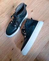 Caprice Plateau Sneaker Schnürer Leder schwarz Gr. 41 Bayern - Bad Kissingen Vorschau