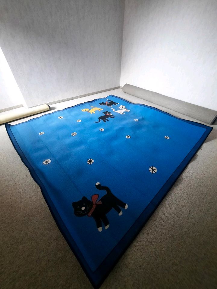 Teppich blau 2x2m in Kraftsdorf