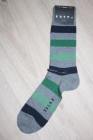 1 Paar Falke Herren Socken Gr. 43-46 grau/grün/blau-gestreift NEU Bayern - Altdorf Vorschau