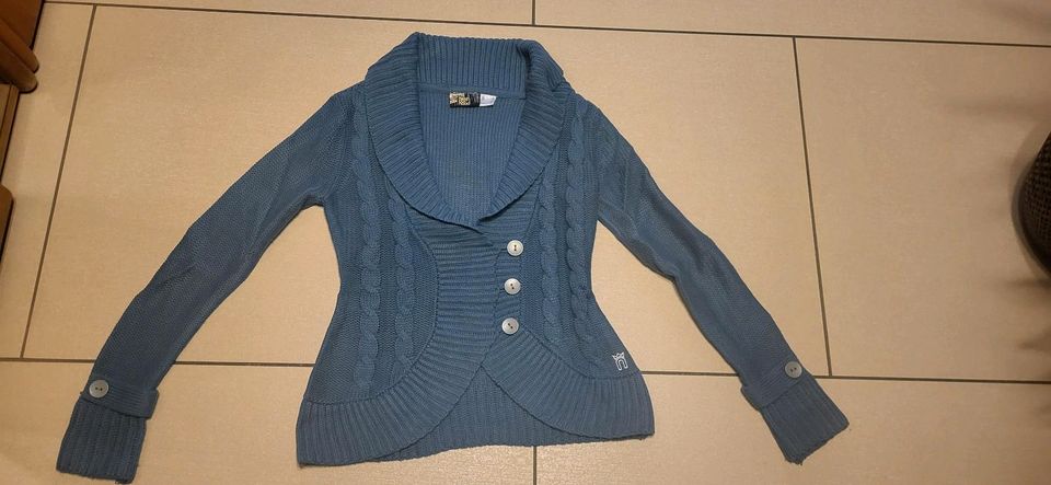 Strickjacke in blau, Gr. 38 *fast neu* in Ilsede