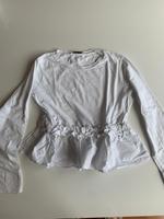 Zara Bluse Shirt Rüschen Volants weiss S wie neu Düsseldorf - Eller Vorschau