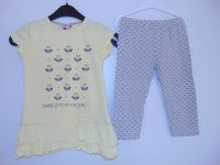 Set Größe 98 Tunika Leggings Kurz Sommer Gelb Grau Blumen Nordrhein-Westfalen - Sundern (Sauerland) Vorschau