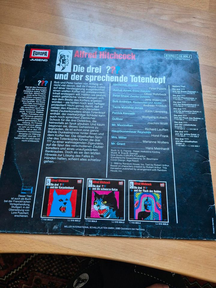 Die drei ??? und der sprechende Totenkopf auf Vinyl in München