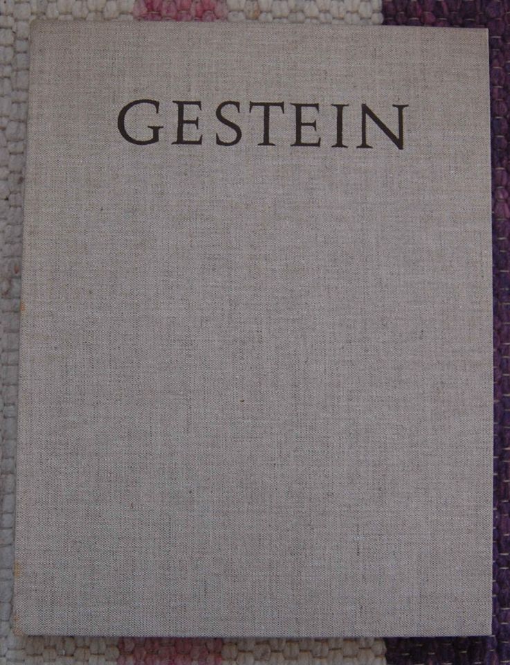 Gestein -Albert Renger-Patzsch - SELTEN in Nördlingen
