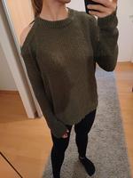 Amisu grober Strickpullover asymmetrischen Schulterfrei Gr. XS Berlin - Westend Vorschau
