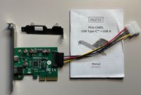 PCIe Card, USB-C + USB-A mit Molex-Stecker auf SATA-Buchse Baden-Württemberg - Wangen im Allgäu Vorschau