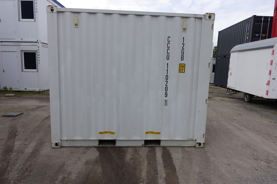 10 Fuß Lagercontainer, Seecontainer, Materialcontainer - RAL 7035 in Groß-Gerau